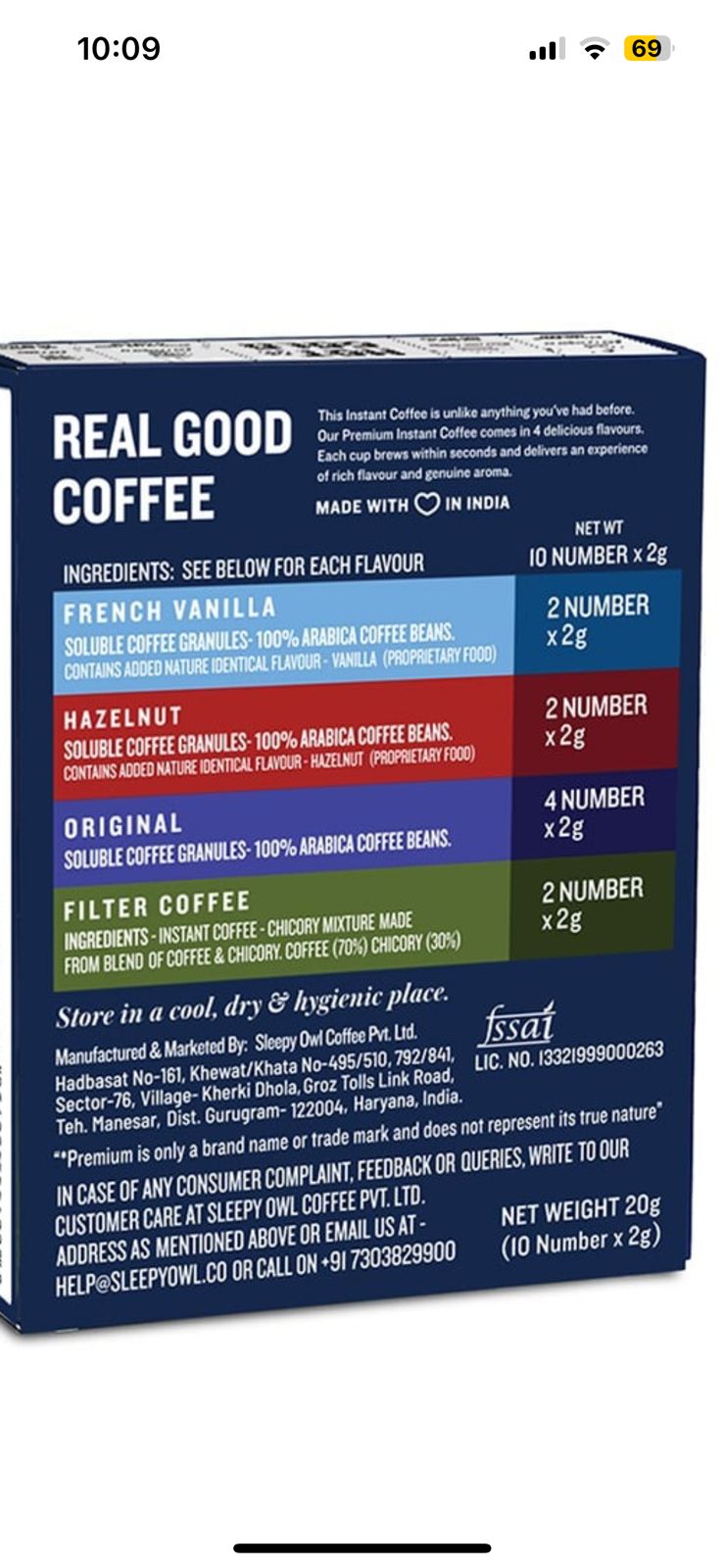 Instant Coffee: Sleepy Owl Coffee