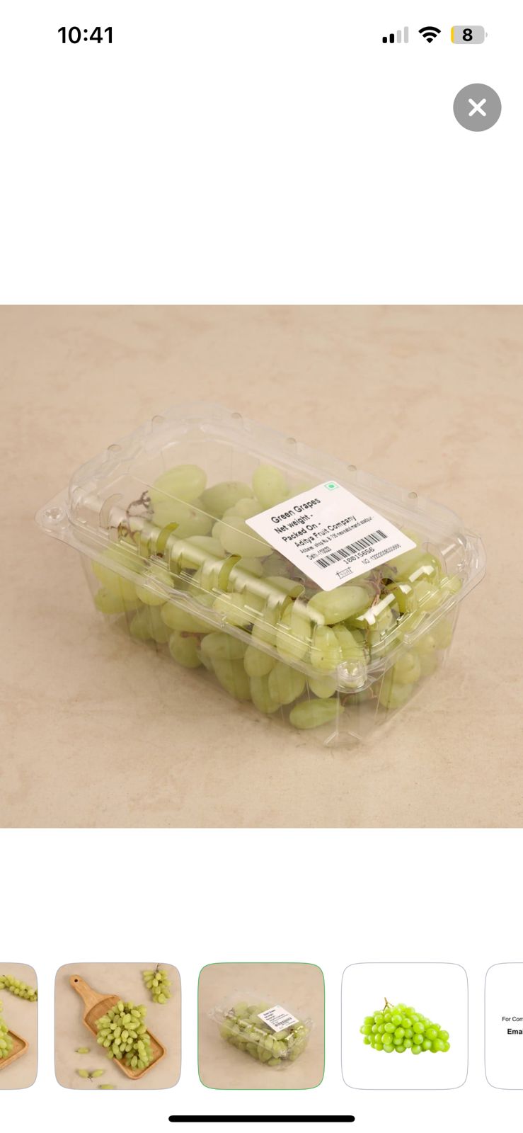 Fruit: Aditya Fruit Company Green Grapes